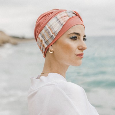 Turbante Elegance Mediterráneo Coral