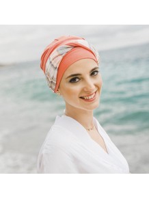 Turbante Elegance Mediterráneo Coral