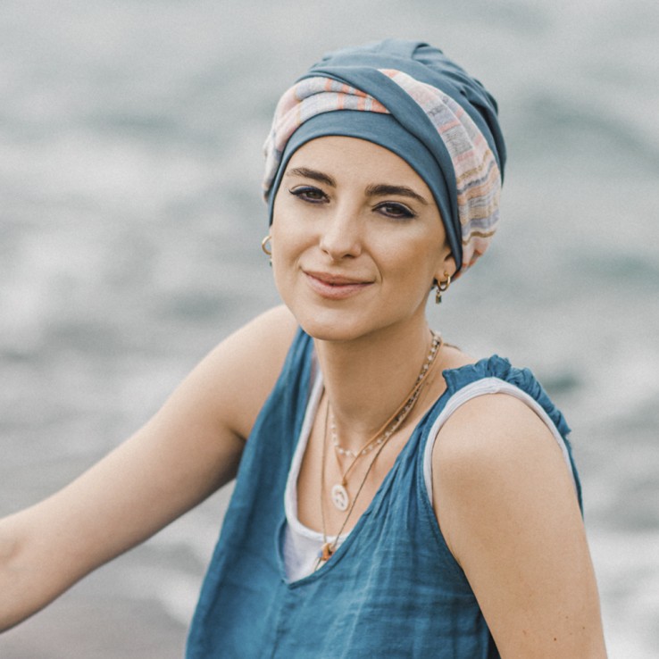 Turbante Elegance Mediterráneo Acero