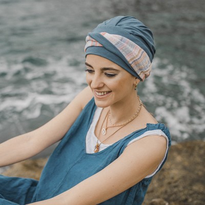 Turbante Elegance Mediterráneo Acero