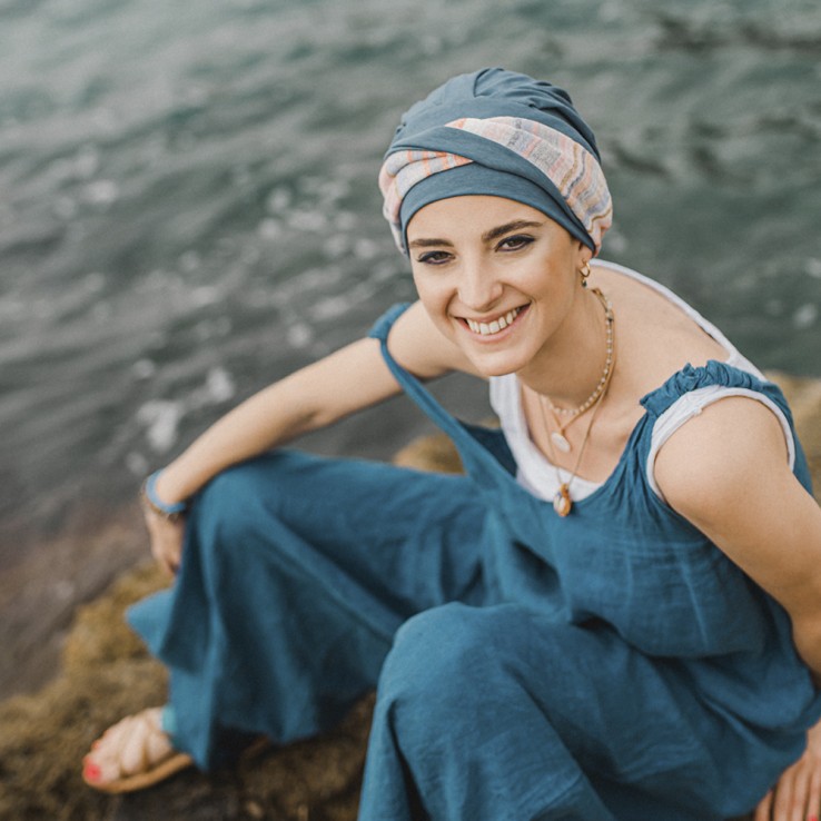 Turbante Elegance Mediterráneo Acero