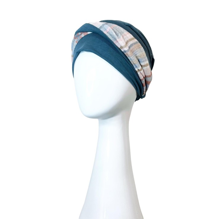 Turbante Elegance Mediterráneo Acero