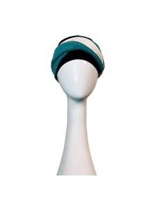 Turbante Elegance Turquesa Gold