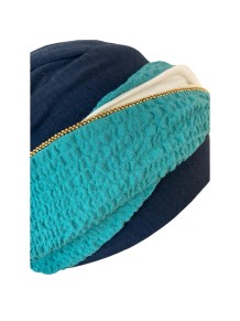 Turbante Elegance Turquesa Gold
