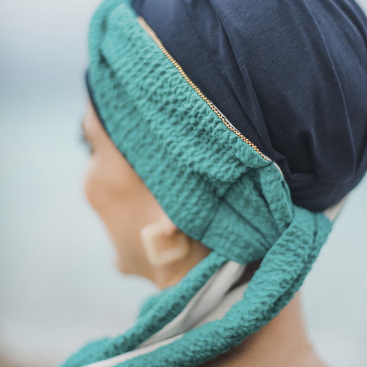 Pañuelo Smooth Turquesa Gold