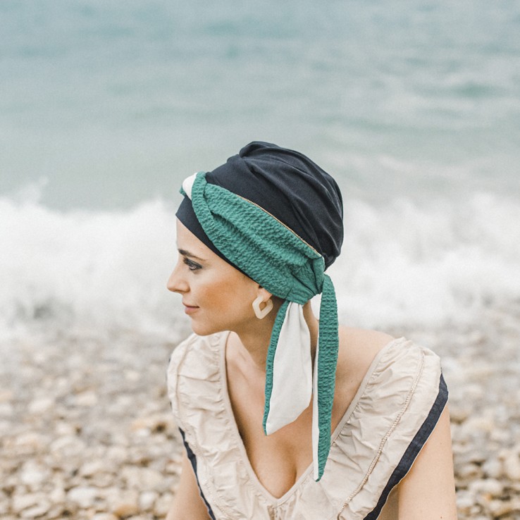 Pañuelo Smooth Turquesa Gold