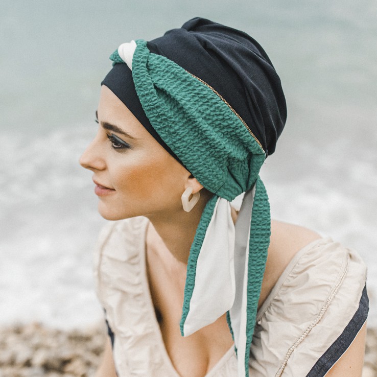 Pañuelo Smooth Turquesa Gold