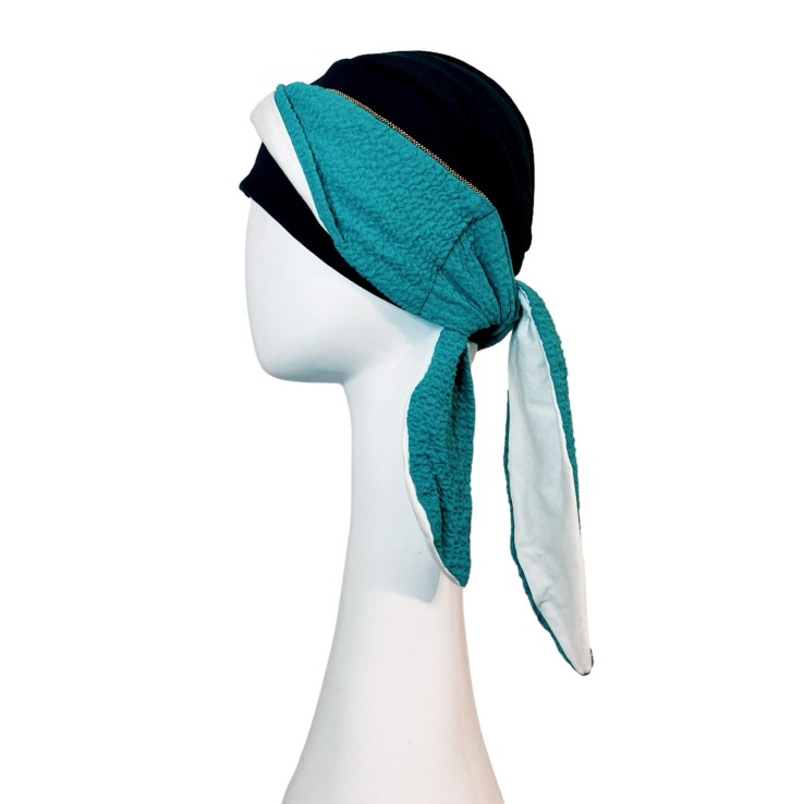 Pañuelo Smooth Turquesa Gold