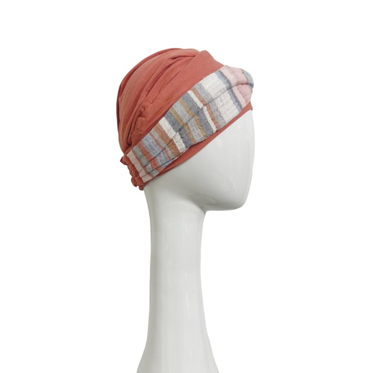 Turbante Elegance Mediterráneo Coral