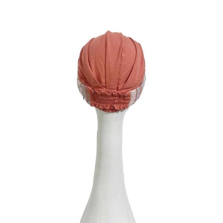 Turbante Elegance Mediterráneo Coral