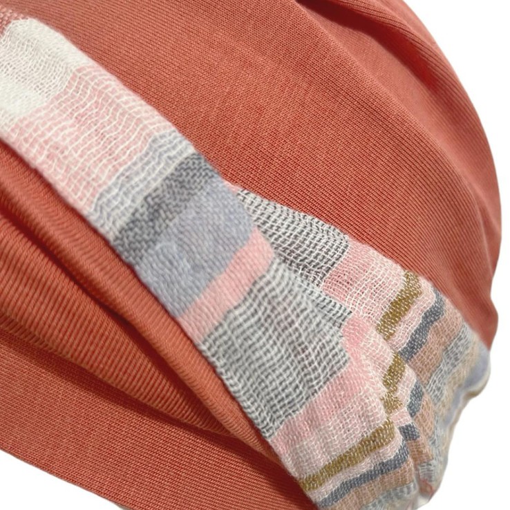Turbante Elegance Mediterráneo Coral
