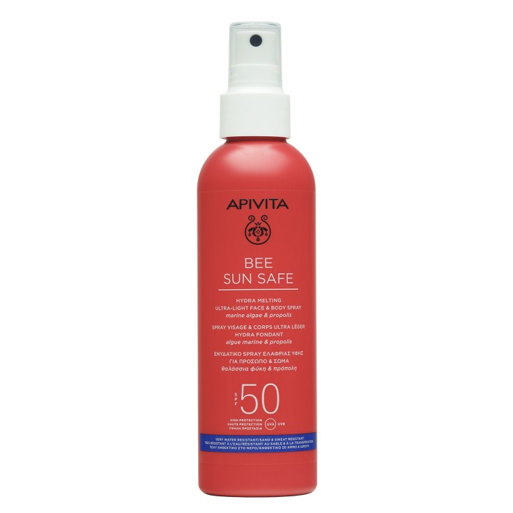 APIVITA BEE SUN SAFE Hydra Melting Spray Ultraligero SPF50 - Cara y Cuerpo