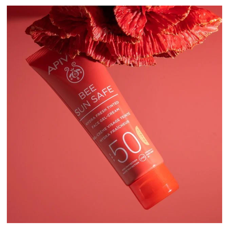 Apivita Bee Sun Safe Crema-Gel con Color Hydra...