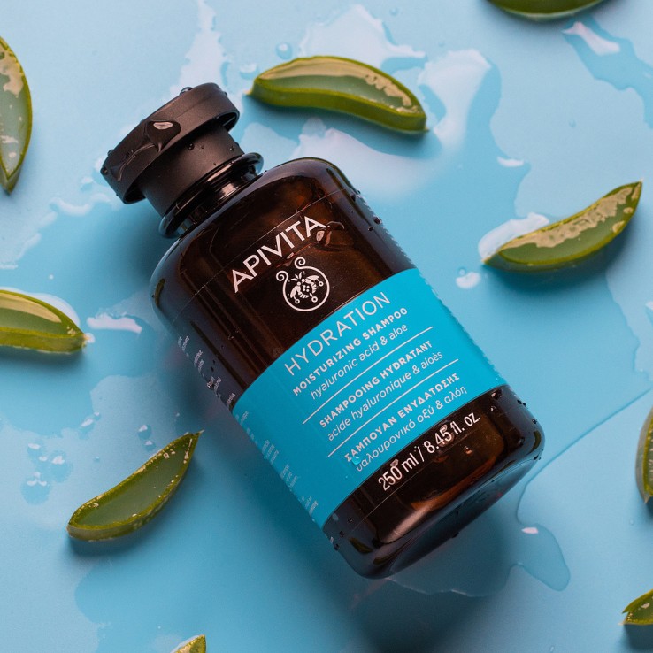 Apivita Champú Hidratante con Aloe & Hialurónico