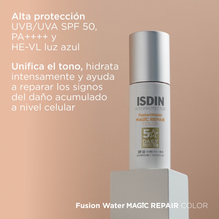 ISDIN Fusion Water MAGIC Repair Color SPF 50