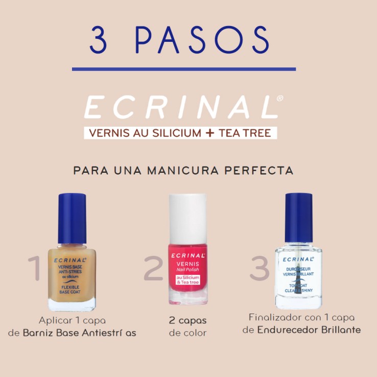 Alta cobertura y brillo natural para cuidar las uñas más delicadas.