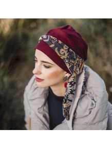 Pañuelo Smooth Burdeos Cachemira · Carebell