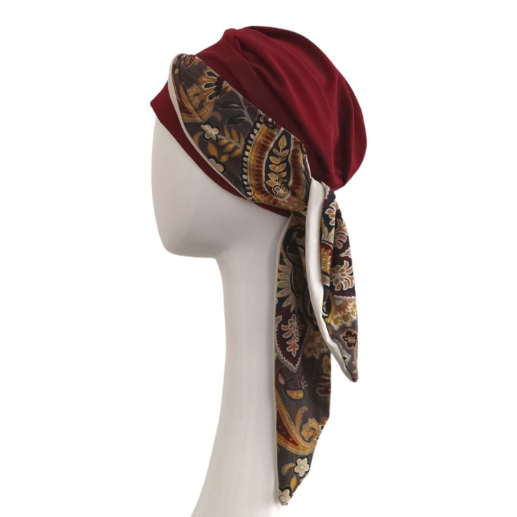 Pañuelo Smooth Burdeos Cachemira · Carebell