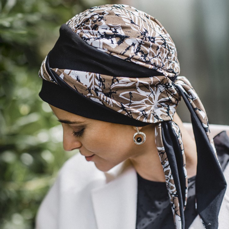 Pañuelo Smooth Paint Flowers · Carebell