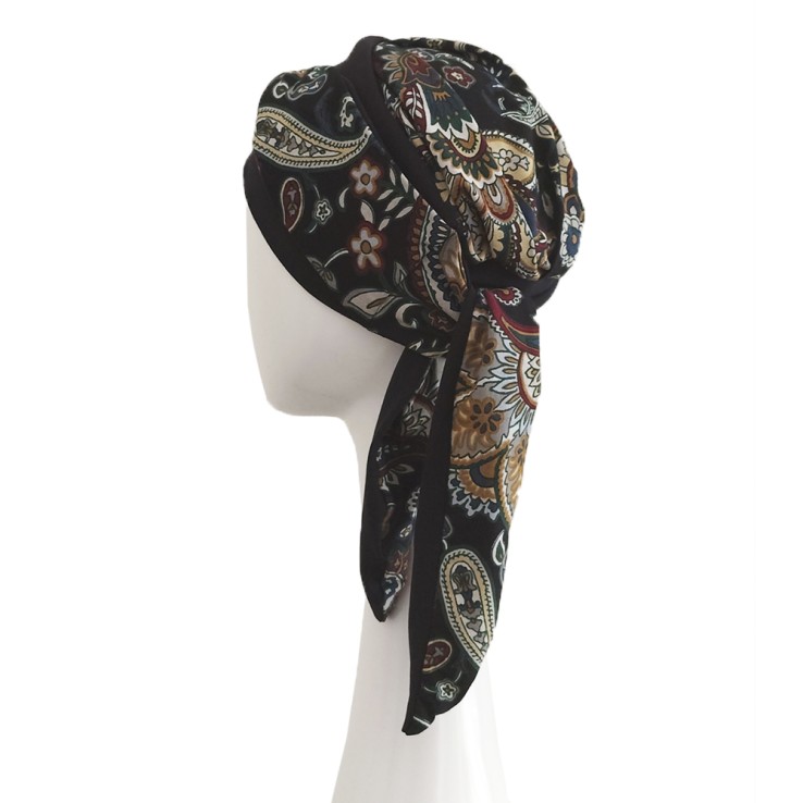 Pañuelo Smooth Black Cachemira · Carebell