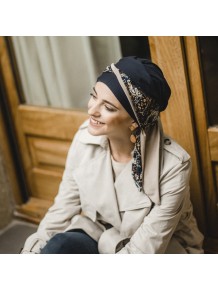 Pañuelo Smooth Navy Paisley · Carebell