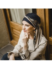 Pañuelo Smooth Navy Paisley · Carebell