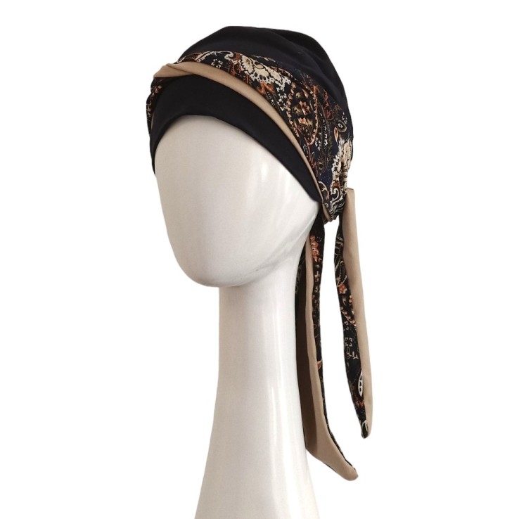 Pañuelo Smooth Navy Paisley · Carebell