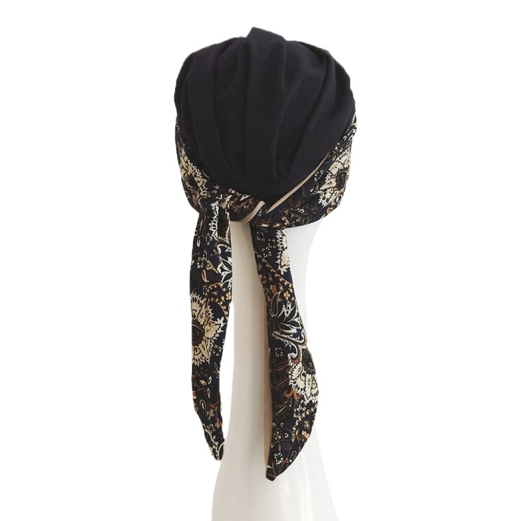 Pañuelo Smooth Navy Paisley · Carebell