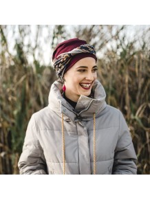 Turbante Confort Burdeos Cachemira · Carebell