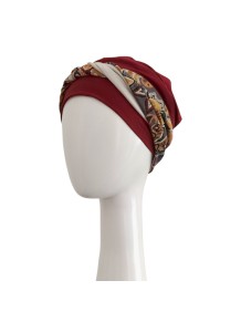 Turbante Confort Burdeos Cachemira · Carebell