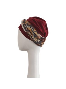 Turbante Confort Burdeos Cachemira · Carebell