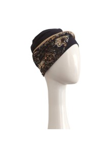Turbante Confort Navy Paisley · Carebell