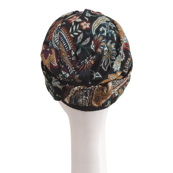 Turbante Elegance Black Cachemira · Carebell