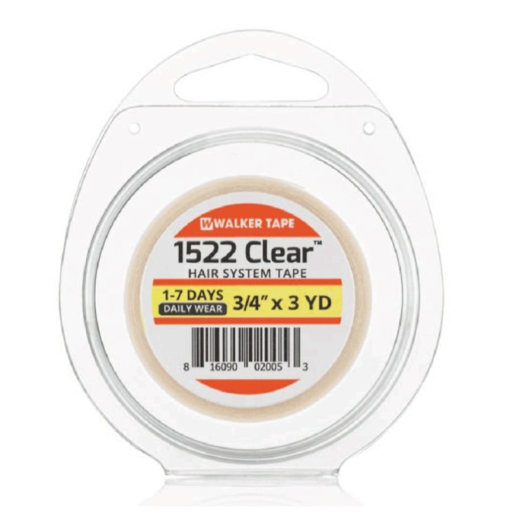 Walker Tape Adhesivo Clear 1522 3/4'' x 3 yards.