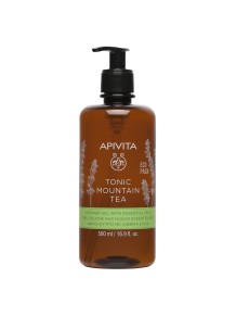 Apivita Tonic Mountain Tea Gel De Baño Con Aceites Esenciales - Formato Familiar 500ml