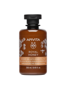 Gel de ducha hidratante APIVITA Royal Honey con miel y aceites esenciales para piel seca y sensible