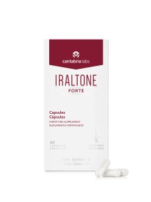 Capsulas anticaida Iraltone Forte con L-Cistina y Glutation para fortalecer cabello debil y unas quebradizas