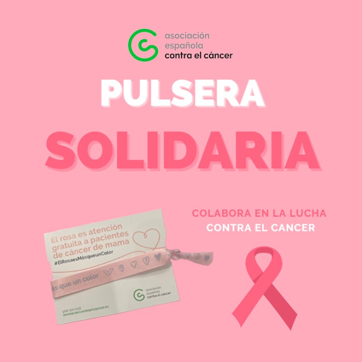 PULSERA "CANCER MAMA" EL ROSA ES MAS QUE UN COLOR