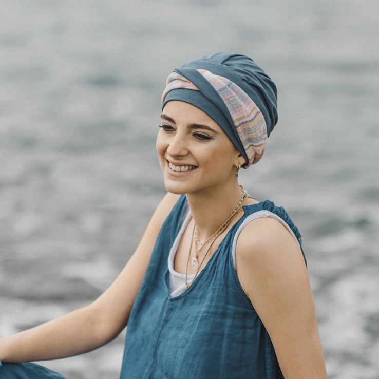 Turbante Elegance Mediterráneo Acero