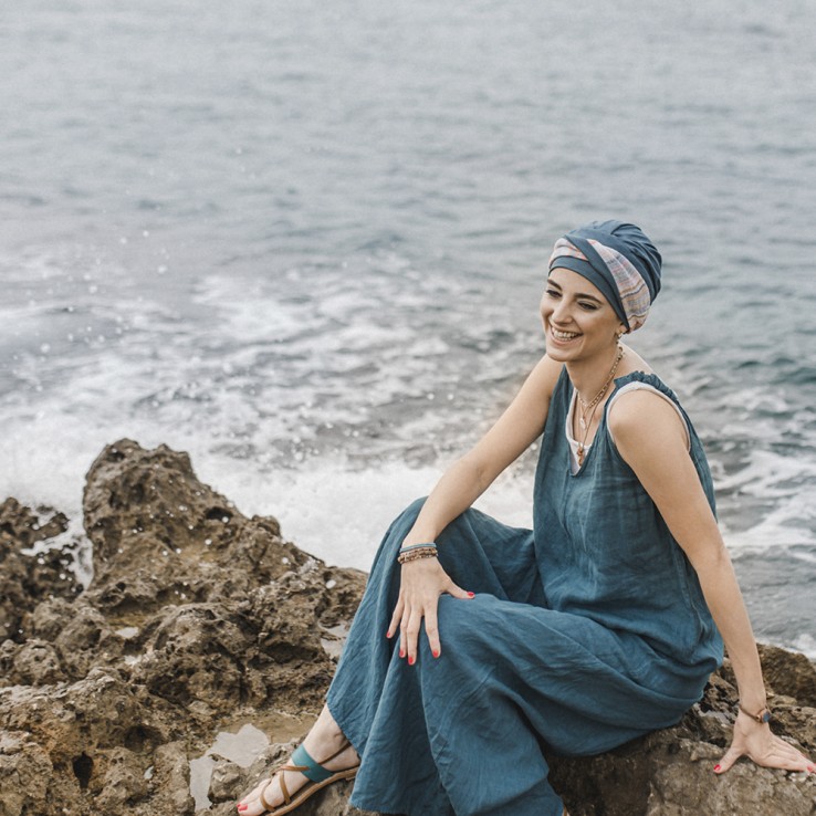 Turbante Elegance Mediterráneo Acero
