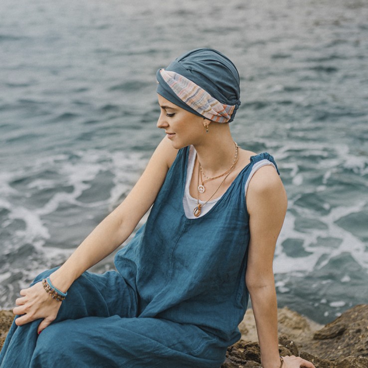 Turbante Elegance Mediterráneo Acero