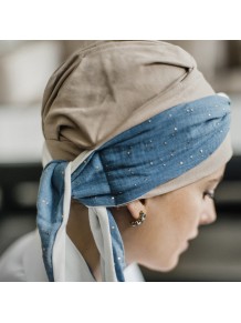 Pañuelo Smooth Blue Gold · Carebell