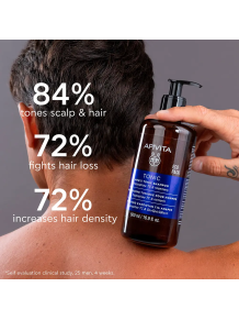 Apivita Tonic Men Champú AntiCaída Ecopack 500ml