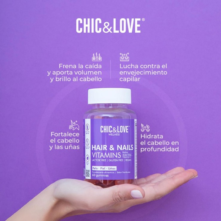Gominolas de vitaminas · CHIC & LOVE · Pelo y...