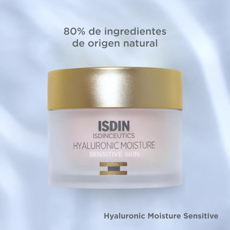 ISDIN - Crema facial hidratante para piel sensible · Ácido Hialurónico.