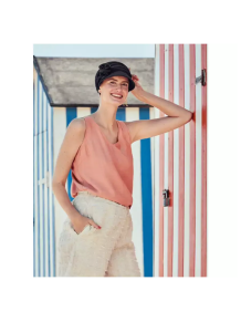 HocSolana Cap Visera Christine Bambú.