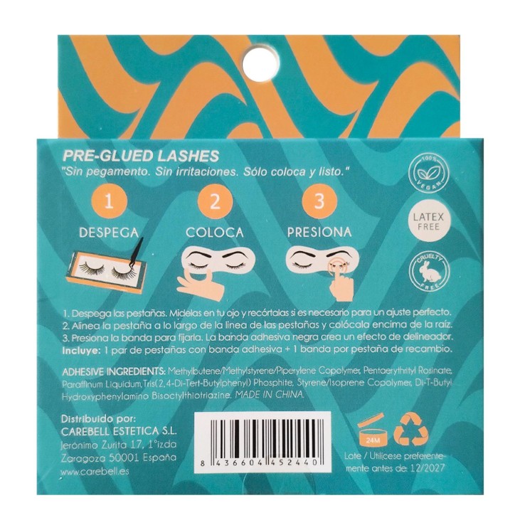 CAREBELL LASHES - Pestañas Adhesivas ....
