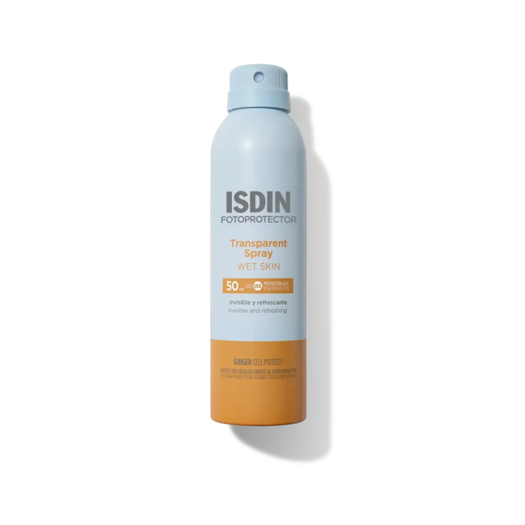 ISDIN Fotoprotector · Transparent Spray Wet Skin SPF 50.