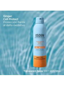 ISDIN Fotoprotector · Transparent Spray Wet Skin SPF 50.