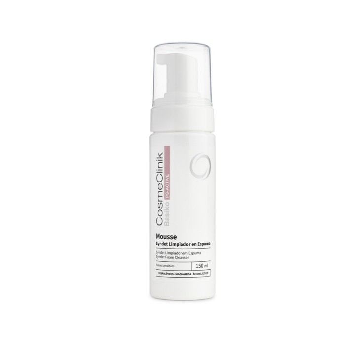 Basiko Mousse PS-Active · Higiene Facial Diaria.